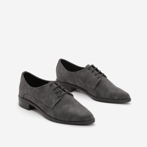 נעלי אוקספורד אפורות- דגם סלין